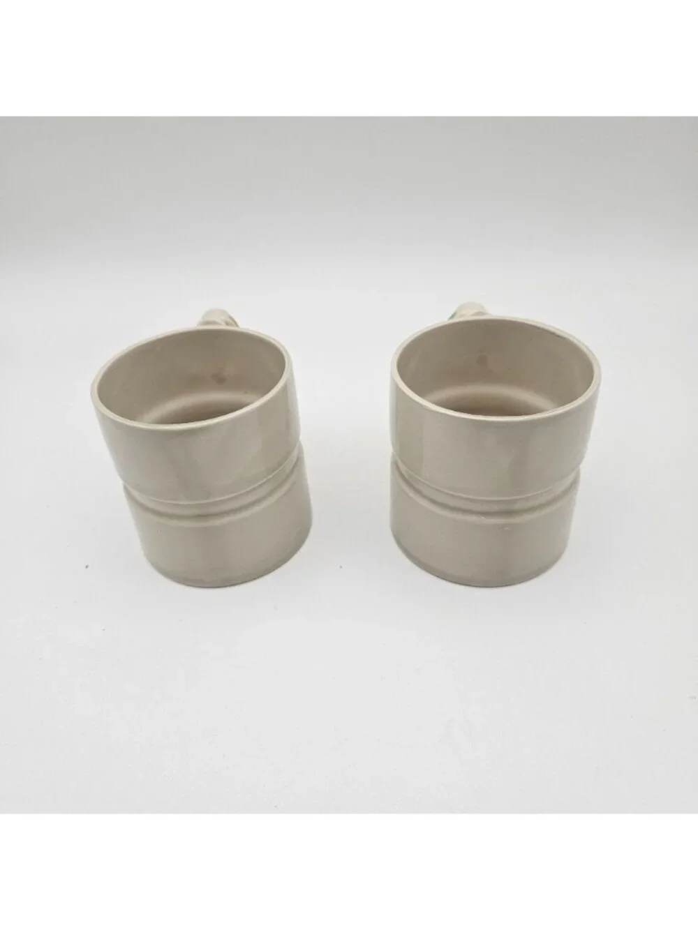 Vintage Takahashi Roller Disco Ceramic Mugs Set of 2 Roller Skates Roller Derby